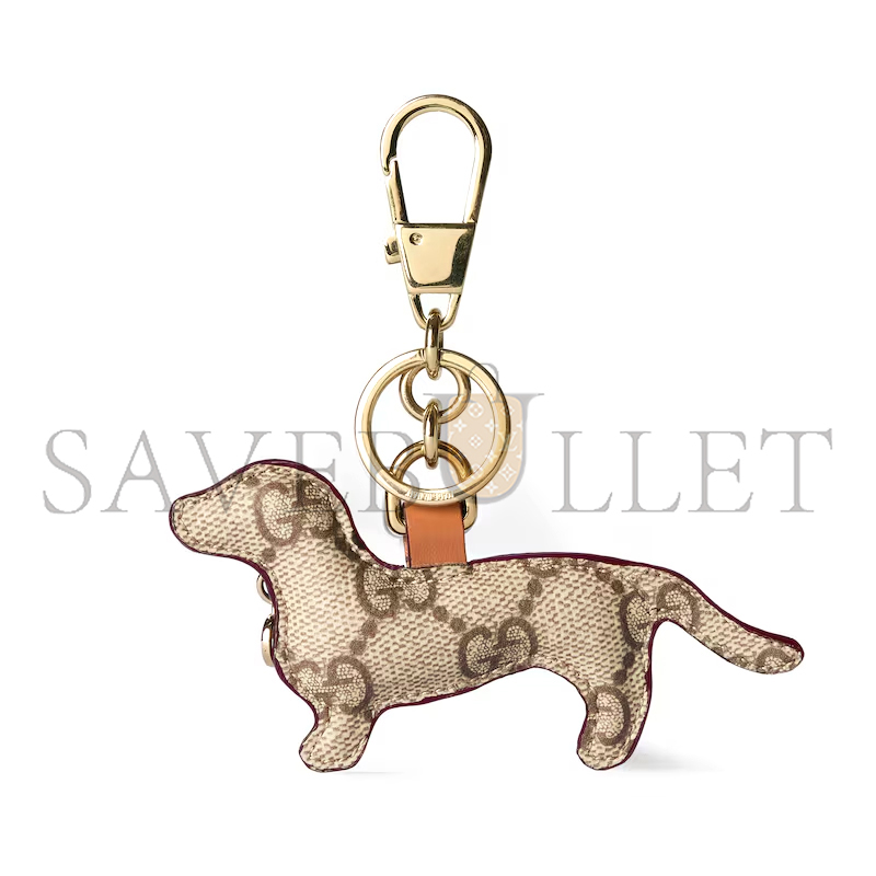 GUCCI DOG-SHAPED BAG CHARM 821812